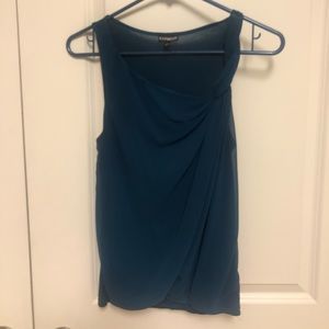 Express tank with twist detail on left shoulder